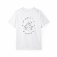 Living Proof of a Loving God Graphic Tee | Christian Tees | Jesus Apparel - Image 4