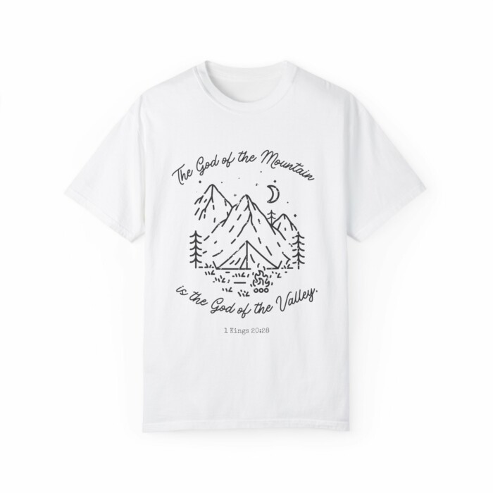 Hills and Valleys Graphic Tee | Christian Tees | Jesus Apparel - Image 2